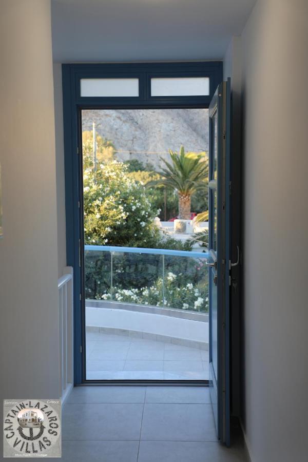 Located By The Sea One Beachfront Private Captain Lazaros Pool Villa With Loft In 750Sqm Spacious Private Plot-Jacuzzi-Sunrelax-Furnished Terace-Gazebo-Private Parking,Sleep 3 Adults And 2 Children, Just Steps From The Black Beach-Seaview Периса Екстериор снимка