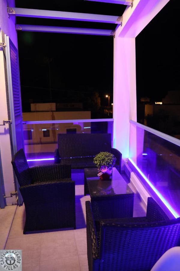 Located By The Sea One Beachfront Private Captain Lazaros Pool Villa With Loft In 750Sqm Spacious Private Plot-Jacuzzi-Sunrelax-Furnished Terace-Gazebo-Private Parking,Sleep 3 Adults And 2 Children, Just Steps From The Black Beach-Seaview Периса Екстериор снимка