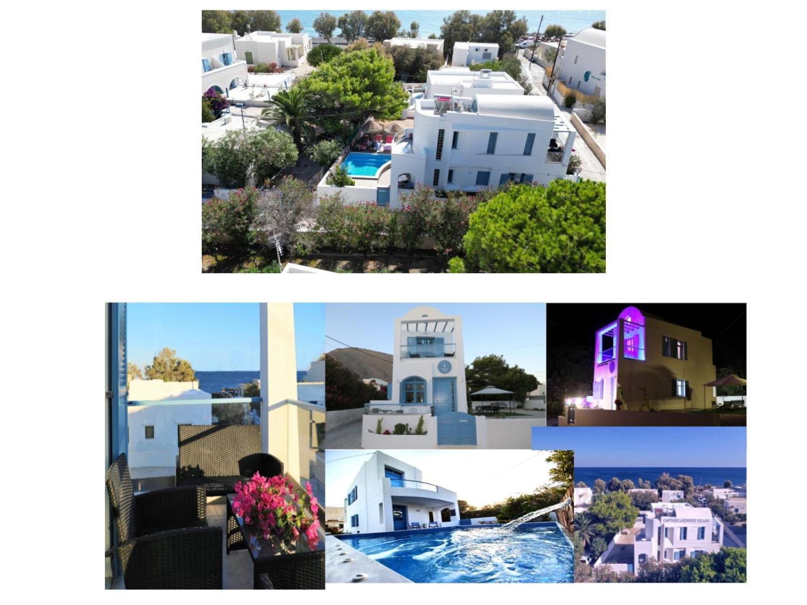 Located By The Sea One Beachfront Private Captain Lazaros Pool Villa With Loft In 750Sqm Spacious Private Plot-Jacuzzi-Sunrelax-Furnished Terace-Gazebo-Private Parking,Sleep 3 Adults And 2 Children, Just Steps From The Black Beach-Seaview Периса Екстериор снимка