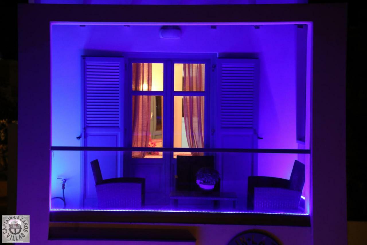 Located By The Sea One Beachfront Private Captain Lazaros Pool Villa With Loft In 750Sqm Spacious Private Plot-Jacuzzi-Sunrelax-Furnished Terace-Gazebo-Private Parking,Sleep 3 Adults And 2 Children, Just Steps From The Black Beach-Seaview Периса Екстериор снимка